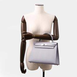 مملوكة مسبقًا Hermes Kelly Sellier Green Pantan Epsom Size 28