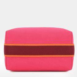 Pre Owned Hermes Bride-a-Brac PM Black Canvas Tote Bag