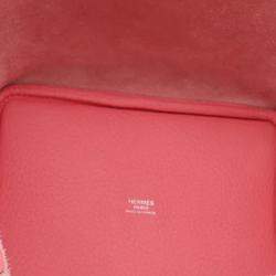 Pre Owned حقيبة هيرمس بيكوتين 18 توريلون كليمونس روز أزاليا قفل