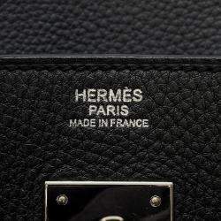 Pre Owned Hermes Birkin Black Togo Leather Size 30