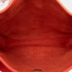Pre Owned Hermes Orange Clemence Evelyne III 29