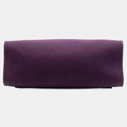 Pre Owned حقيبة هيرمس هيرباج زيب توال بني بنفسجي 39