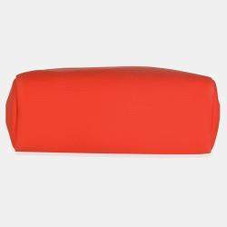 مملوكة مسبقًا Hermes Orange Mecano Fauve Military Toile Vache Hunter Herbag Backpack