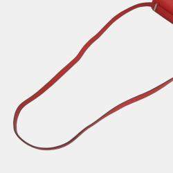 مملوكة مسبقًا حقيبة هيرمس كونستانس إبصوم أحمر ميني 18