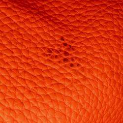 Pre Owned Hermes Orange Clemence Lindy 34