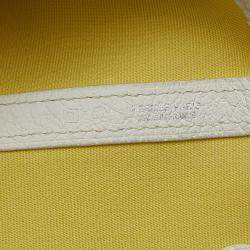 مملوكة مسبقًا Hermes White Yellow Toile and Negonda Garden Party 36