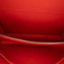 Pre Owned Hermes Red Mini Tadelakt Constance 18