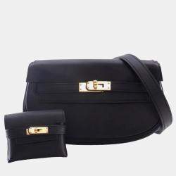 مملوكة مسبقًا Hermes Black Swift Kelly Moove