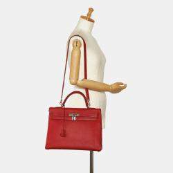 Pre Owned حقيبة هيرمس كيلي 35 ريد توغو