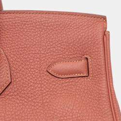 مملوكة مسبقًا Hermes Gold Pink Togo Birkin Retourne 35