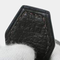 Pre Owned Hermes Chocolat Coromandel Bolide 31 2way Handbag