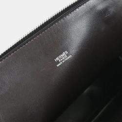 Pre Owned Hermes Chocolat Coromandel Bolide 31 2way Handbag