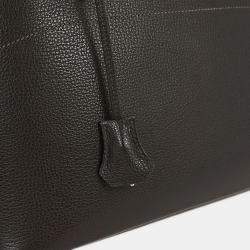 Pre Owned Hermes Chocolat Coromandel Bolide 31 2way Handbag