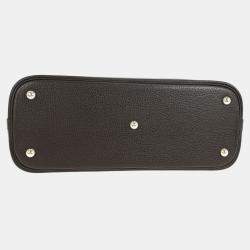 Pre Owned Hermes Chocolat Coromandel Bolide 31 2way Handbag