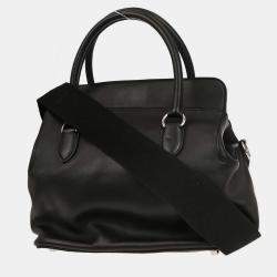 مملوكة مسبقًا حقيبة هيرمس تولبوكس 26 سوداء سويفت 2way يد