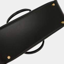 مملوكة مسبقًا حقيبة هيرمس بلام 32 شامونيه سوداء