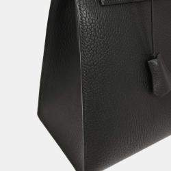 Pre Owned Hermes Black Ardennes Kelly 35 Sellier 2way Handbag