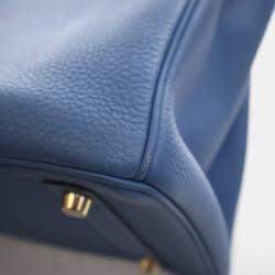 Pre Owned Hermes Bleu Azur Togo Birkin 30