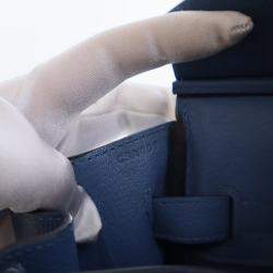 Pre Owned Hermes Bleu Azur Togo Birkin 30