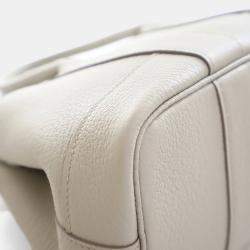 Pre Owned Hermes Garden Party 23 Grey Negonda Calfskin Leather Tote Bag