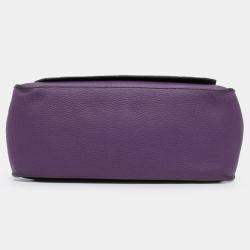 Pre Owned Hermes Purple Clemence Jypsiere 34