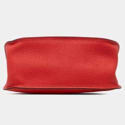 مملوكة مسبقًا Hermes Red Clemence Jypsiere 28