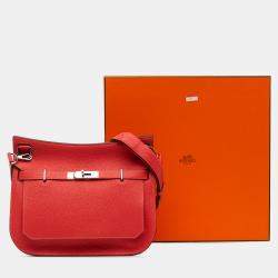 مملوكة مسبقًا Hermes Red Clemence Jypsiere 28