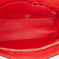 مملوكة مسبقًا Hermes Red Clemence Jypsiere 28