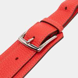 مملوكة مسبقًا Hermes Red Clemence Jypsiere 28
