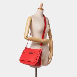 مملوكة مسبقًا Hermes Red Clemence Jypsiere 28