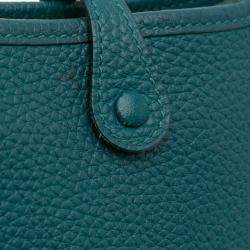 Pre Owned هيرمس بلو كليمنس إيفلين 3 ت ب م