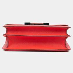Pre Owned Hermes Orange Epsom Constance 24