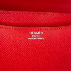 Pre Owned Hermes Orange Epsom Constance 24