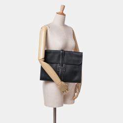 Pre Owned Hermes Black Swift Jige GM