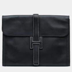 Pre Owned Hermes Black Swift Jige GM