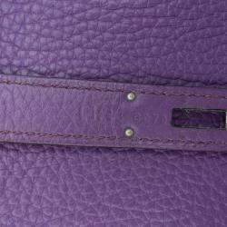 Pre Owned حقيبة هيرمس كيلي ريتورن 35 جلد توغو بنفسجي