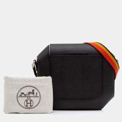 Pre Owned Hermes Black Epsom Octogone 23