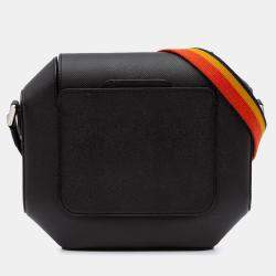 Pre Owned Hermes Black Epsom Octogone 23
