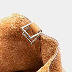 مملوكة مسبقًا Hermes Brown Clemence Picotin 22