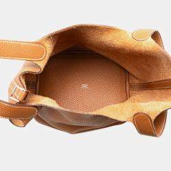 مملوكة مسبقًا Hermes Brown Clemence Picotin 22