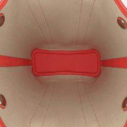 Pre Owned حقيبة هيرمس جاردن فايل 28 نغوندا وقماش بني أحمر