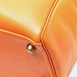 Pre Owned حقيبة هيرمس كيلي ريتورني 32 جلد غوليفر برتقالي