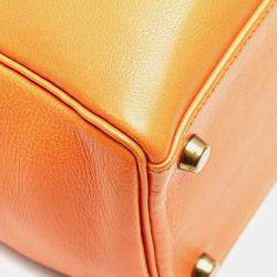 Pre Owned حقيبة هيرمس كيلي ريتورني 32 جلد غوليفر برتقالي