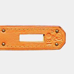 Pre Owned حقيبة هيرمس كيلي  ريتورني 32 جلد غوليفر برتقالي