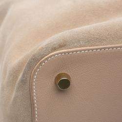 Pre Owned Hermes Brown Veau Grizzly and Swift Toolbox 33