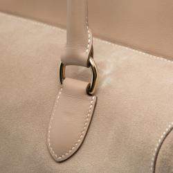 Pre Owned Hermes Brown Veau Grizzly and Swift Toolbox 33