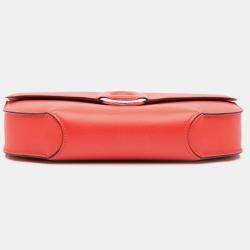 مملوكة مسبقًا Hermes Red Epsom Cherche Midi Clutch 22