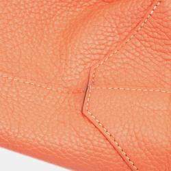 Pre Owned Hermes Pink Red Clemence Double Sens 36