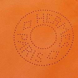 Pre Owned Hermes Orange Milo Clou de Selle Crossbody