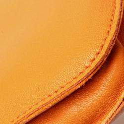 Pre Owned Hermes Orange Milo Clou de Selle Crossbody